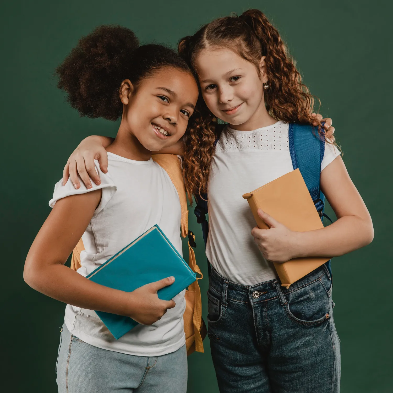 Students smiling